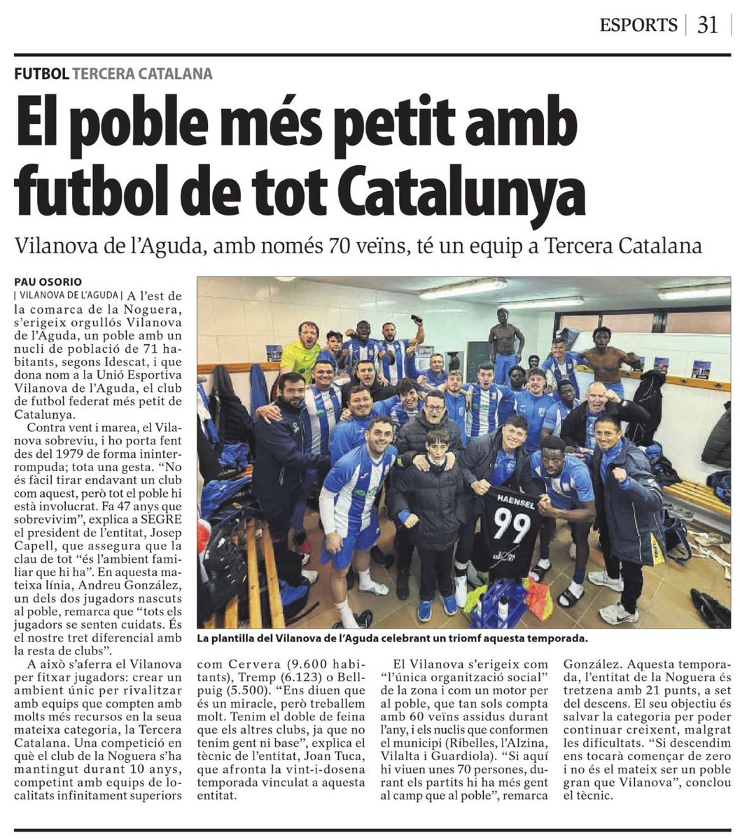 UE Vilanova l'Aguda tweet media