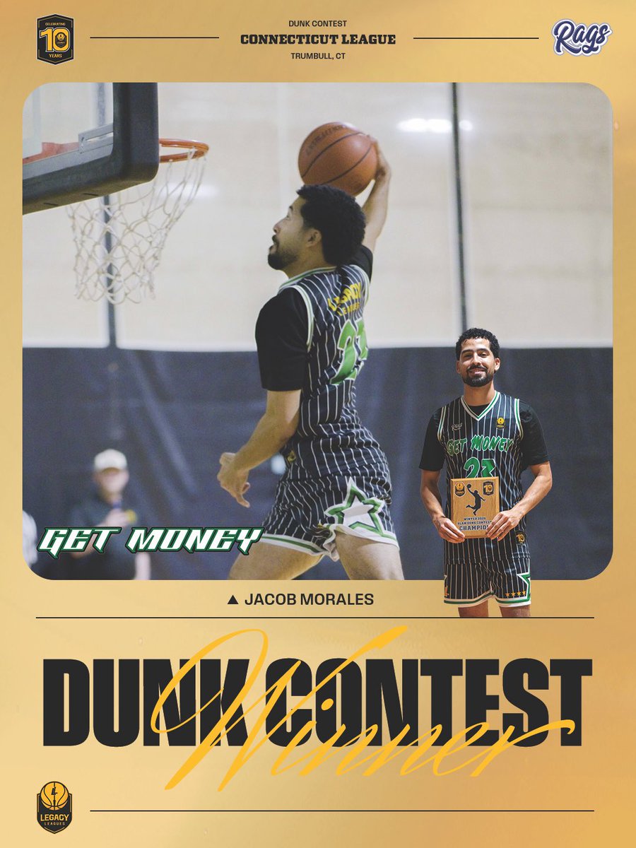 Legacy_Leagues's tweet image. LuxeGang CT All-Star Night Recap #BuildYourLegacy 

⭐️ Team Sauer defeated Team Horne, 111-106
⭐️ Joe Carter was named LuxeGang All-Star Game MVP
⭐️ Jacob Morales won the Slam Dunk Contest
⭐️ Mike Davis won the Three-Point Shootout

🎨 Maura Dennis / Matt Colombo / Gavin Sampson