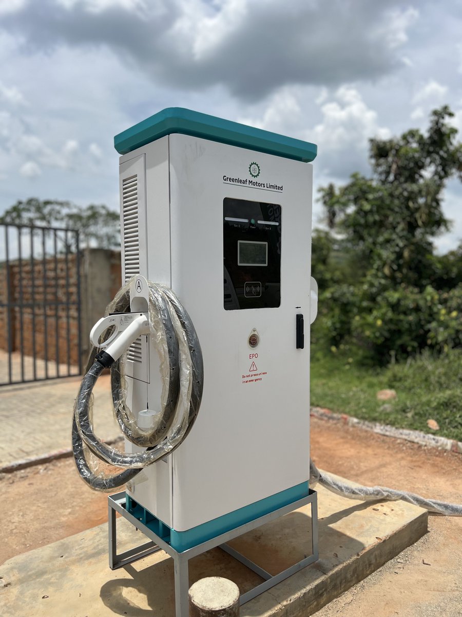 greenleafug's tweet photo. Big news for clean mobility! ⚡

GreenLeaf has successfully established a new EV charging station in Mbarara,bringing convenient, reliable charging closer to electric car drivers in Western Uganda.

This milestone marks another step toward a greener, smarter future of transportation. Plug in, power up, and keep driving the change. 

#greenleaf #driverlectric