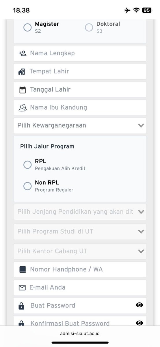 UT Menfess ๐จ๐ปโ๐๐ฉ๐ปโ๐ Base Universitas Terbuka tweet media