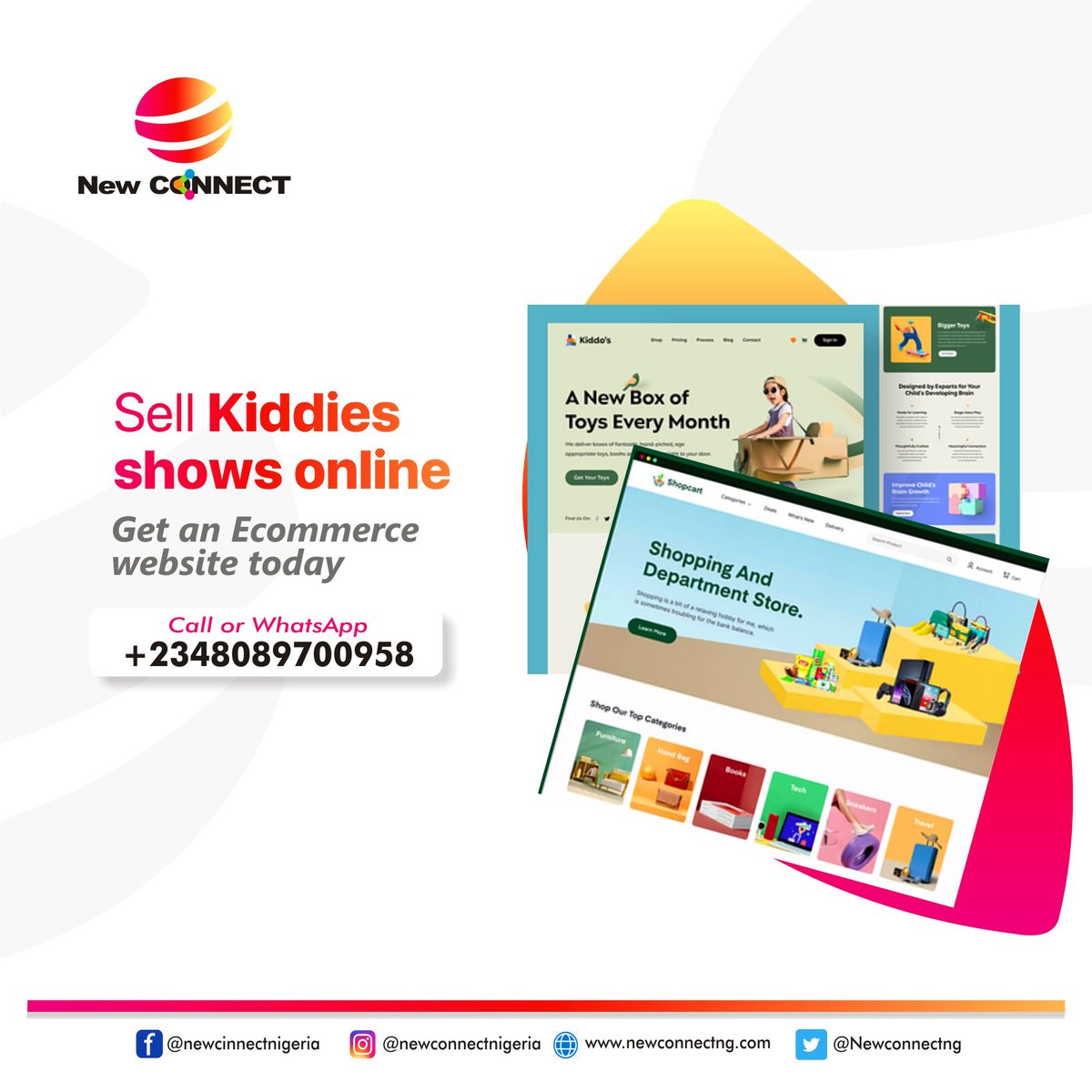 Newconnectng's tweet photo. We can Design &amp; Develop your own Online TV App for kiddies shows.

Sell your content to millions around the world.

Call or Whatsapp +234 808 970 0958 to get started

Visit https://t.co/FQhf6UjJ0e

#webdesigner | Alex Otti | Broda Shaggi https://t.co/8jDNCgOzH9