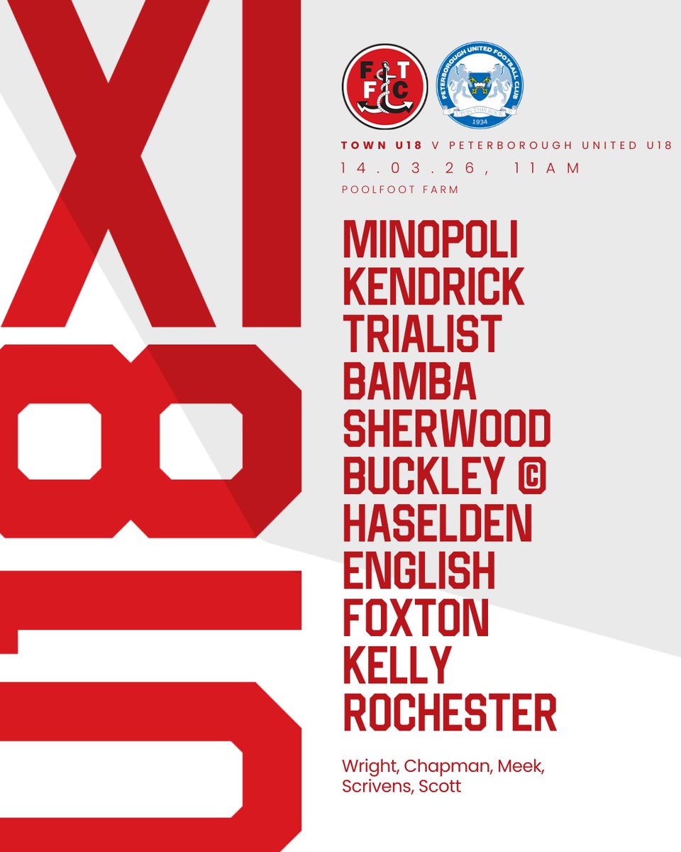 Fleetwood Town Academy tweet media