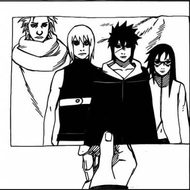 Sakura fan shouldn't claim Sasuke doesn't care about team taka when Sakura had to substitute team taka photo for her family photo 😭