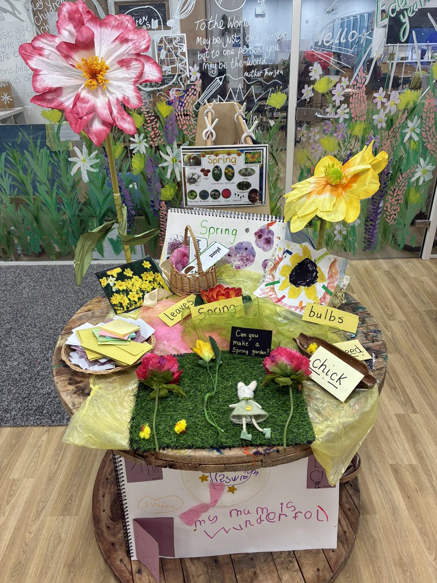 JoPetersEYFS's tweet image. Spring and mothers day provocations inspiring children in expressive arts. 
Eden Early Childhood Centre @RCDivineMercy 
#earlyyears 
#expressivearts