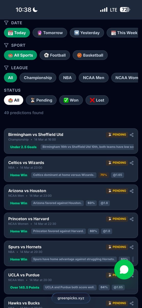 Opeoluwa's tweet photo. Crazy win rate on https://t.co/HjzWVfgGtH website✅✅
49 new predictions available for today https://t.co/t6PDqZNYC2