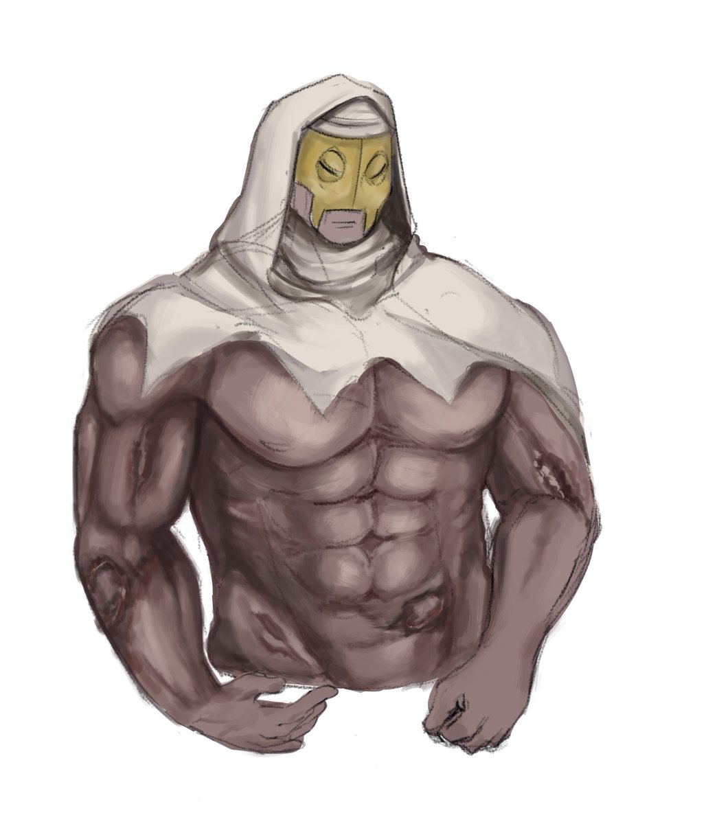 crossroadknight's tweet photo. #WIP i'm still learning how to paint properly #Leper #Darkestdungeon https://t.co/zY0jFDKR7l