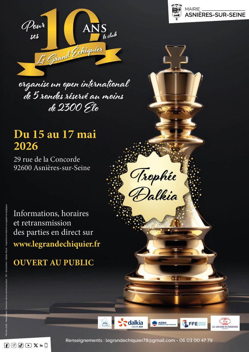 GrandEchiquier's tweet photo. Open International à Asnières du 15 au 17 mai ! https://t.co/lMWzMG9TC6