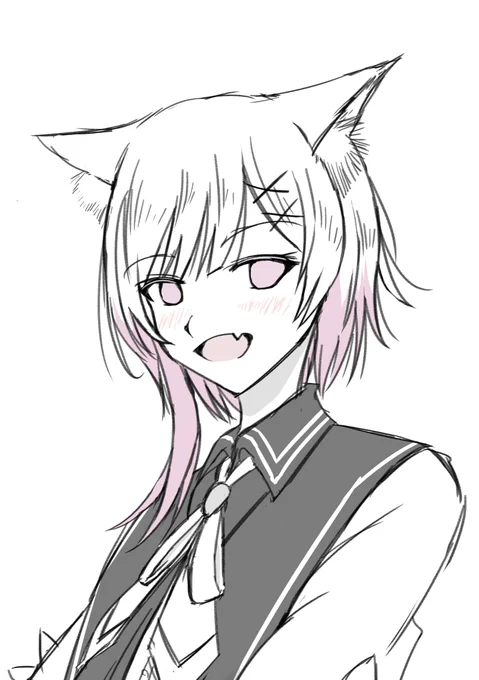 ネコミミのエマちゃんが可愛すぎたのでラクガキ