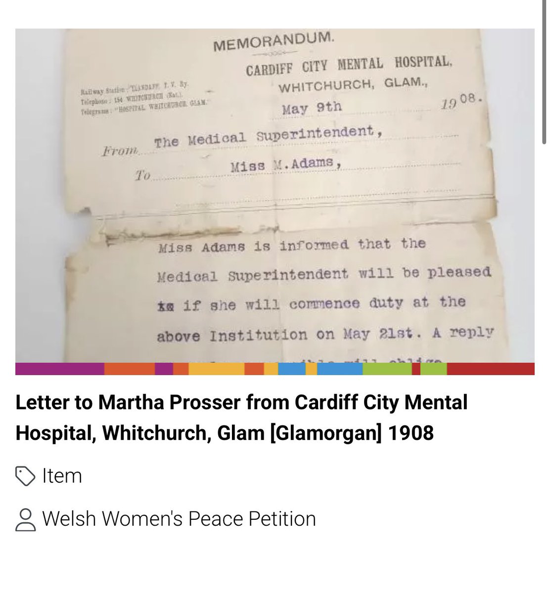 Whitchurch Hospital / Ysbyty’r Eglwys Newydd tweet media