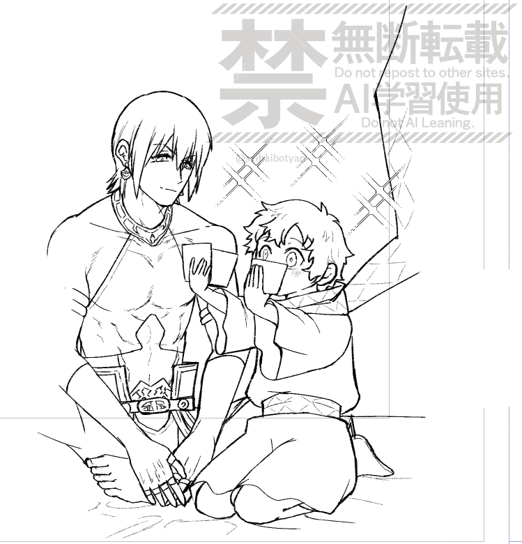 進捗 おおきい金髪とちいさい金髪 