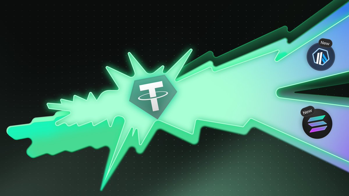 USDT on Solana &amp; Arbitrum NOW LIVE on Chainflip.

Two of the most active chains for stablecoin volume, now fully connected.