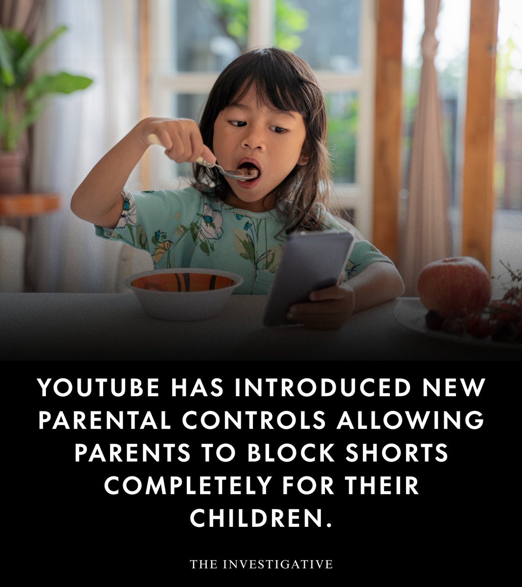 AnonymousNewsHQ's tweet image. YouTube Introduces New Parental Controls to Limit Teens’ Access to Shorts

#YouTube #ParentalControls #DigitalWellness #KidsSafety #fblifestyle