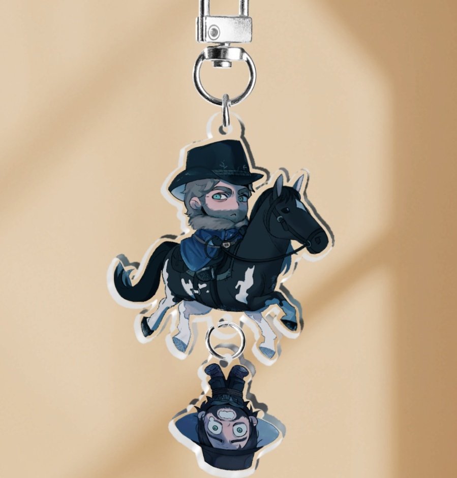KinoSelynn's tweet photo. kierthur keychain on my acggoods (link in Carrd https://t.co/6vcD1mLFLp