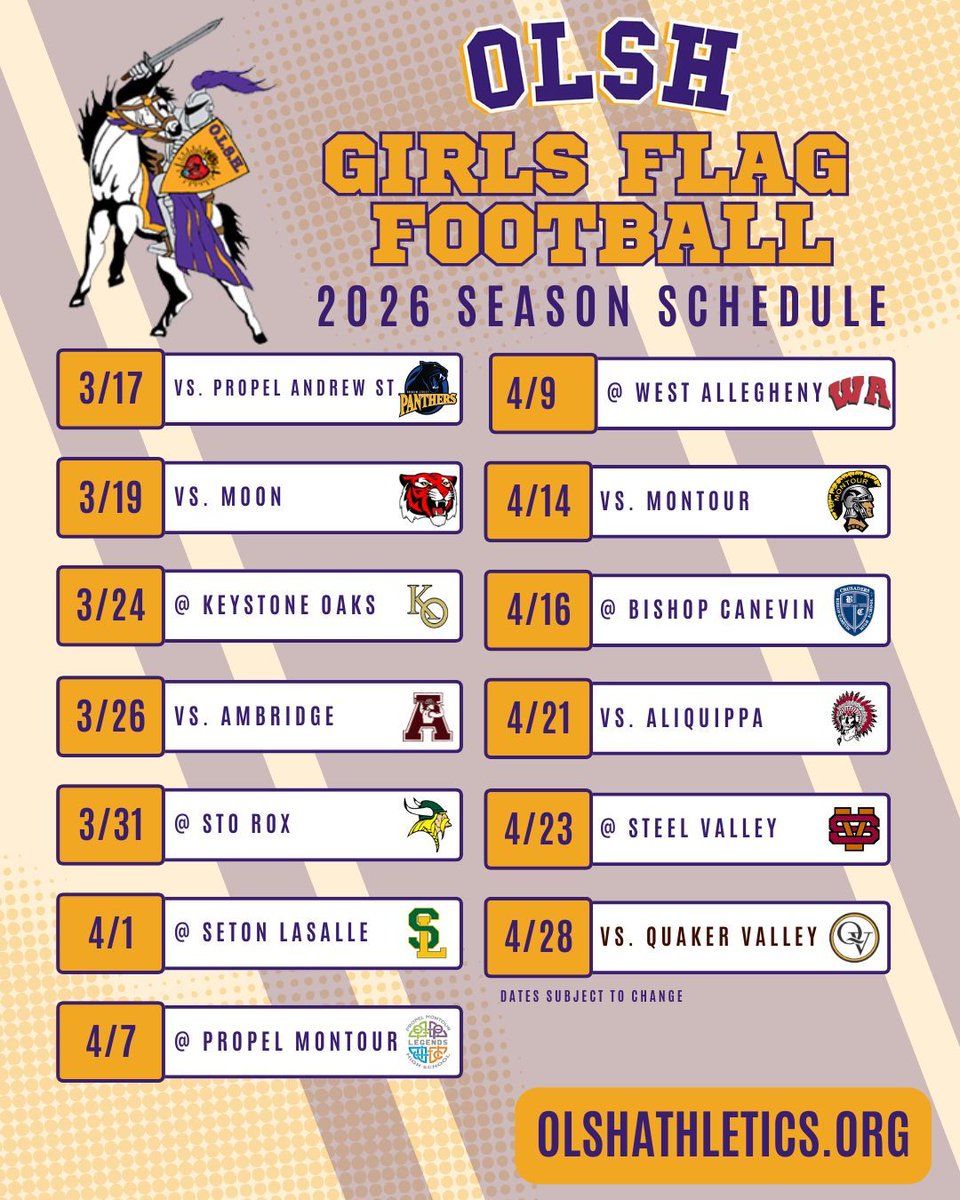 OLSH High School Football tweet media