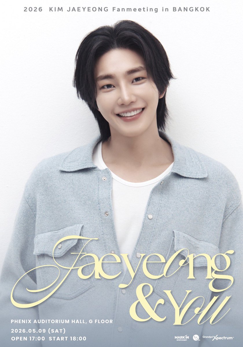✨ หากคุณกำลังคิดถึง โดราอิก นักร้องนำจากวงบอยแบนด์ชื่อดัง Gold Boys
ตอนนี้ถึงเวลาที่เขาจะมาพบกับคุณแล้ว

เตรียมพบกับ Kim JaeYeong ไอดอลมากเสน่ห์จากซีรีส์ IDOL I

มาร่วมสร้างความทรงจำดีๆ ไปกับช่วงเวลาที่เต็มไปด้วยรอยยิ้มด้วยกัน 
กับงาน 2026 KIM  JAEYEONG Fanmeeting in BANGKOK