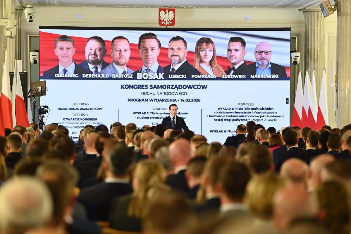 Jestem dzisiaj w Sejmie, gdzie właśnie przed chwilą rozpoczął się Kongres Samorządowców <a href="/RuchNarodowy/">Ruch Narodowy</a> pod patronatem <a href="/krzysztofbosak/">Krzysztof Bosak 🇵🇱</a>. Zapowiada się ciekawe wydarzenie, pełne interesujących prelegentów, ważnych dyskusji i wymiany doświadczeń.

#KongresSamorzadowcow
#RuchNarodowy