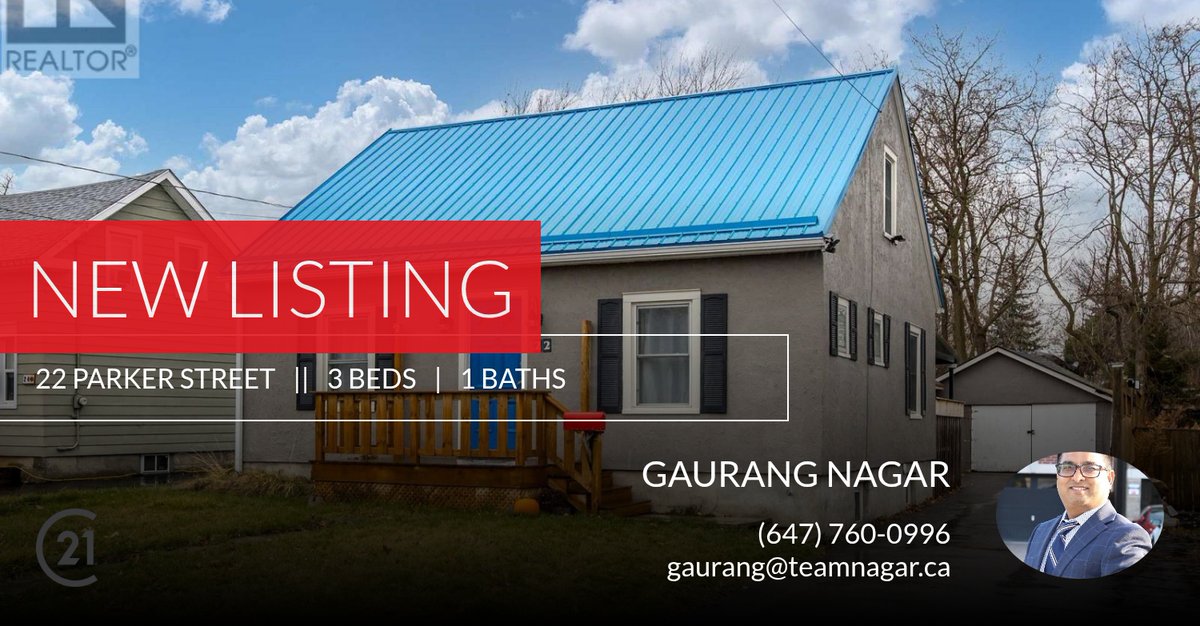 NagarRealtor's tweet photo. 📍 New Listing 📍 Take a look at this fantastic new property that just hit the market located at 22 Parker Street in Belleville (belleville Ward). Reach out here or at (647) 760-0996 for more infor... https://t.co/Qju2pdKauh https://t.co/uHeD3XxapD
