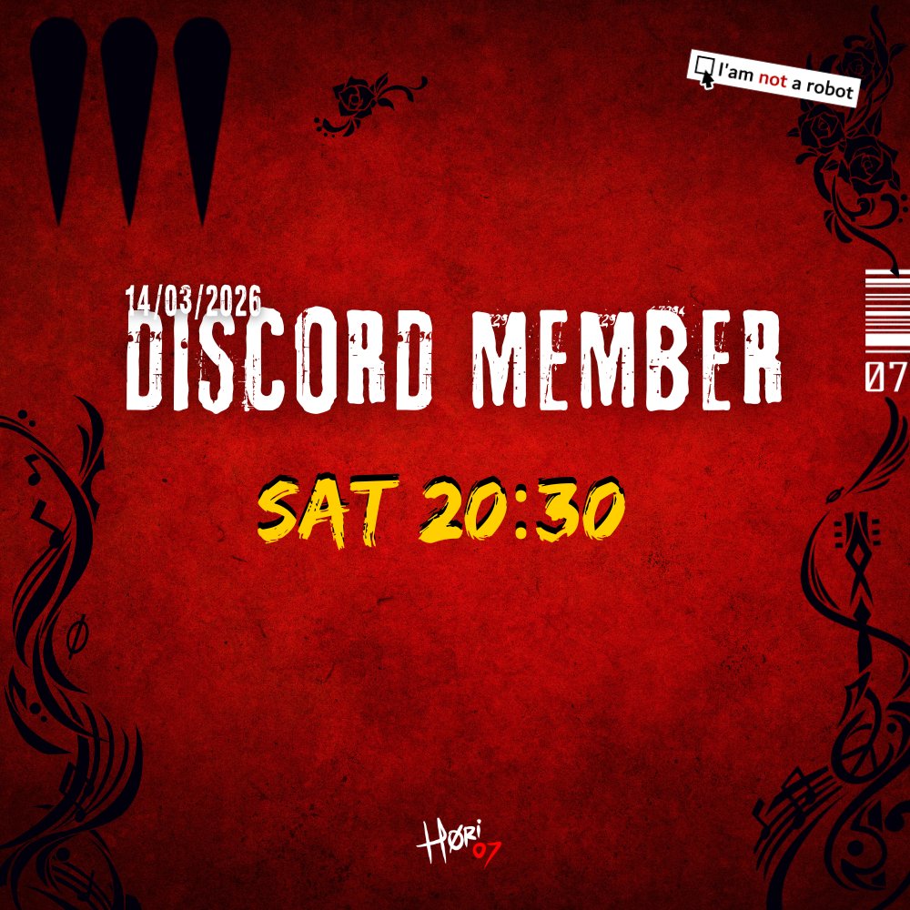 HØRI 07 🎸 ⌜VZ⌟ tweet media