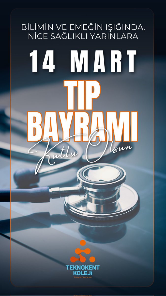 Değerli Sağlık Çalışanlarımız, binbir emek ve özveriyle hayat kurtaran, toplum sağlığı için gece gündüz demeden çalışan tüm hekimlerimizin ve sağlık personelimizin 14 Mart Tıp Bayramı’nı en içten dileklerimizle kutlarız. İyi ki varsınız!

#TeknokentKoleji

<a href="/ctn_kdr/">Kadir Çetin</a>
<a href="/Hakkari_MEM/">Hakkari İl Milli Eğitim Müdürlüğü</a>