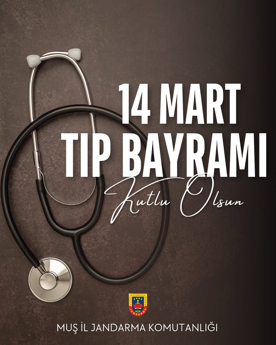 MusilJandarma's tweet photo. Büyük bir özveri ve fedakârlıkla görev yapan tüm sağlık çalışanlarının 14 Mart Tıp Bayramı kutlu olsun.👩🏻‍⚕🩺🧑🏼‍⚕

#MusilJandarma
#TıpBayramı https://t.co/5y4YZOkIKs