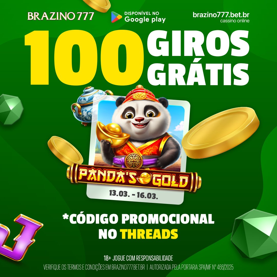 brazino777's tweet image. 🧵😂 TÁ ROLANDO NO NOSSO THREADS
🔗threads.com/@brazino777_of…
Eu digo Brazino777…
vocês dizem O PAI TÁ ON!
É que lá tem:
🎰 100 giros no Panda’s Gold
📅 13/03 a 16/03
👉 Cola lá no Threads e confere
#promocode #OPaiTáOn

Conta verificada? Aproveite até 400 giros grátis nos