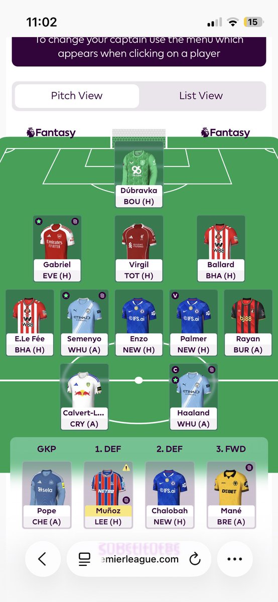 BennyBoyFPL's tweet photo. Locking in early due to impending night shifts. Sleep > team news. Rolling into more inevitable pain https://t.co/J1JcyuXBB7
