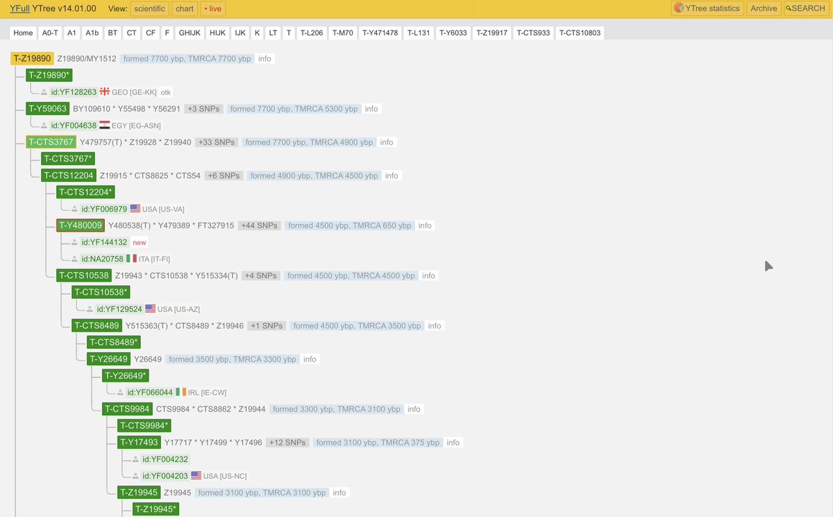 🇪🇬 عينة مصرية من Y-DNA — T-Y58906

السلف المشترك الأحدث حوالي 3950 قبل الميلاد مع عينة من فرنسا (الألزاس)

🧬 تفاصيل العينة

FTDNA Kit Number: 394264
القبيلة: بنو فزارة
الدولة: مصر
المنطقة: أسوان
السلالة الأبوية (Y-DNA): T-Y58906
نوع الفحص: Big Y-500

SNP Path