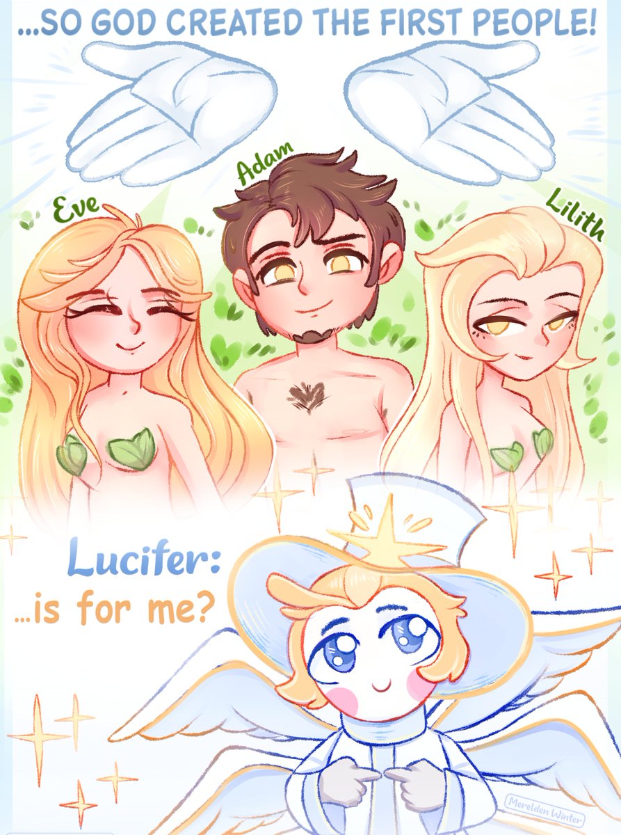 ✨ 👉 👈 🥺 ✨

#hazbinhotel #hazbin #lucifer #luciferangel #lucifermorningstar #adam #lilith #lilithmorningstar #eve #eden #meme