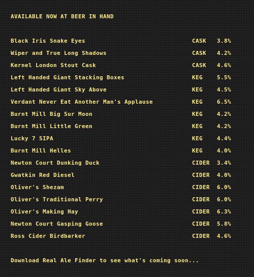 Beer In Hand tweet media