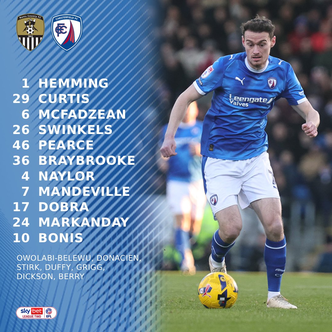 Chesterfield FC tweet media