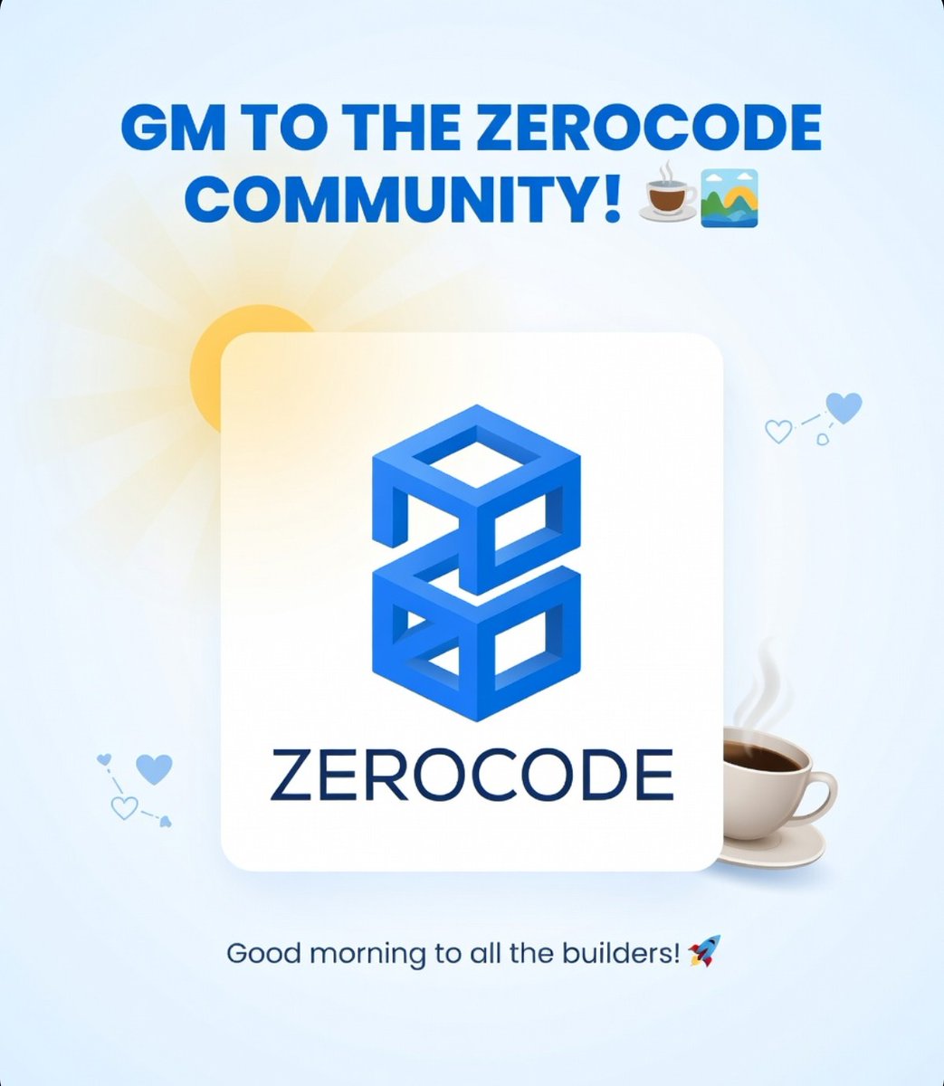 ZEROCODE tweet media