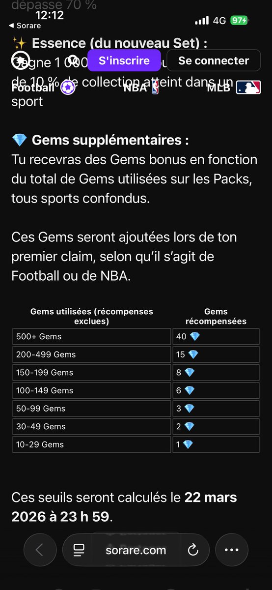 Let go 40 gemmes qui vont arriver sur le prochain set <a href="/Sorare/">Sorare</a>