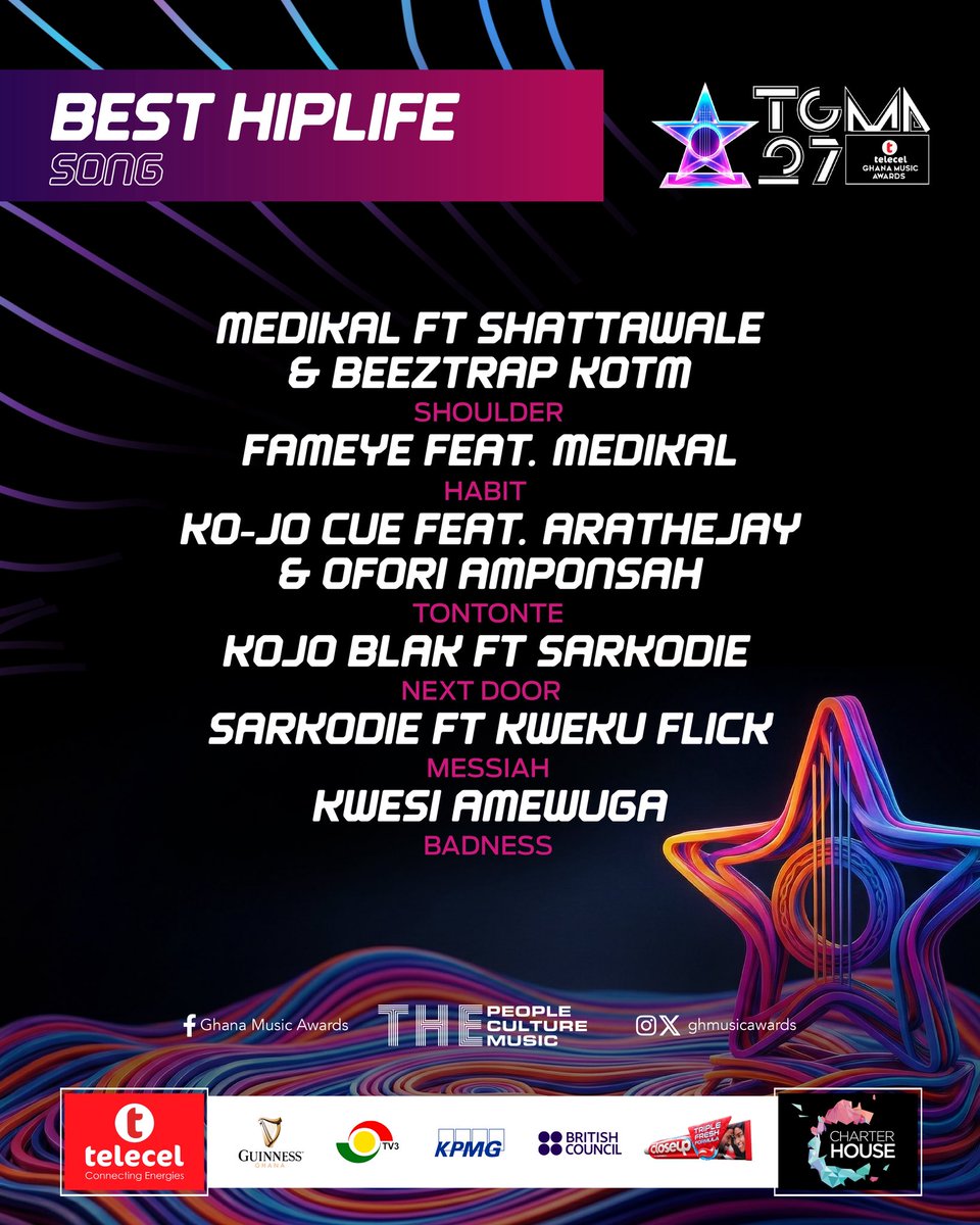 Telecel Ghana Music Awards tweet media