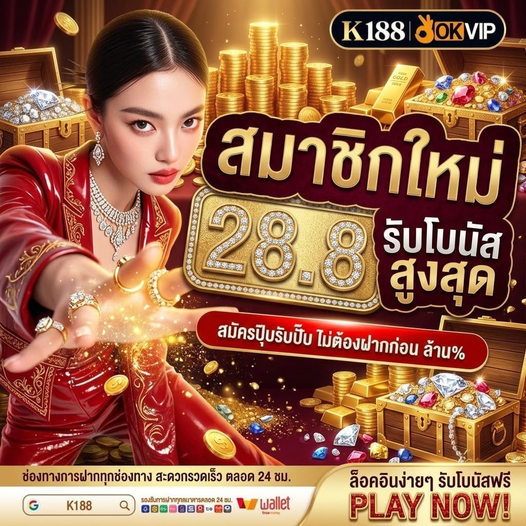 th39zone's tweet photo. อีกหนึ่งเว็บยอดนิยมในเครือ OKVIP⭐
K188 เว็บเกมออนไลน์ที่กำลังมาแรง ระบบเสถียร เล่นง่าย สนุกได้ตลอด 24 ชั่วโมง
สมัครสมาชิกใหม่ 🎁 รับเครดิตฟรี 28.8
ไม่ต้องฝากก่อน ก็เริ่มเล่นได้ทันที
ลิงก์ทางเข้าเว็บตรง 👉 https://t.co/k4lqzunzVS
.
#K188 #OKVIP #สล็อต #เครดิตฟรี #คาสิโน #แจกจริง https://t.co/0rxur7Xg2A
