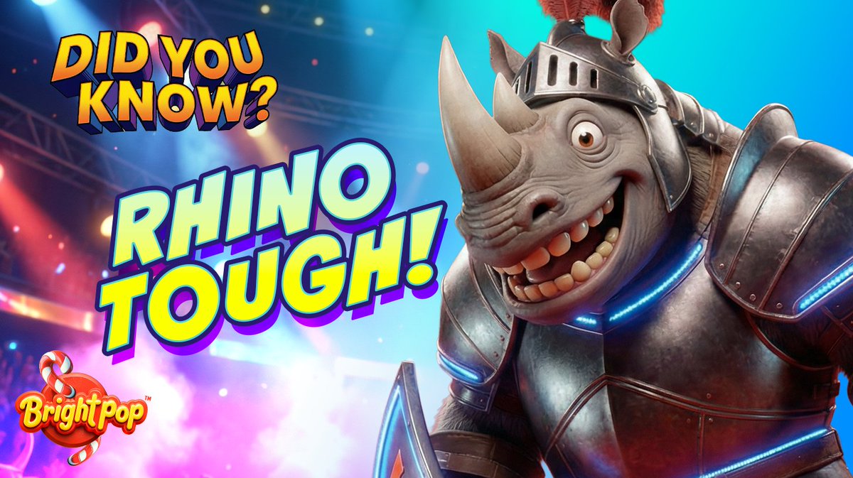 BrightPopTV's tweet photo. Hey curious minds! Find out about how TOUGH a rhino really is! 😲

Watch here: 
https://t.co/l5SINtgx8H https://t.co/MClzVqduYF