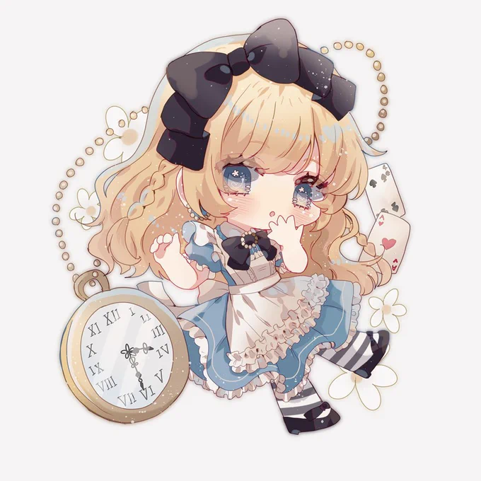 ご依頼受付中です ミニキャラが得意です! ・全身単体…4500円〜 ・納期…2週間〜 アイコン/配信/グッズなどにも! 詳細は固定ポストのお値段表をご確認ください