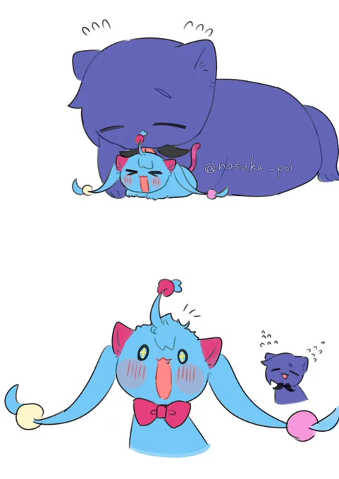 毛づくろいへたっぴダカねこ