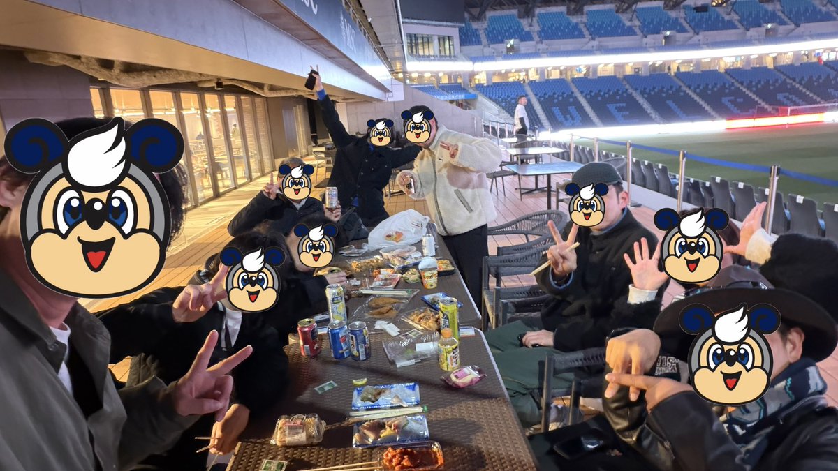 合法野外飲酒始まりました。
 #アビサポ長崎遠征