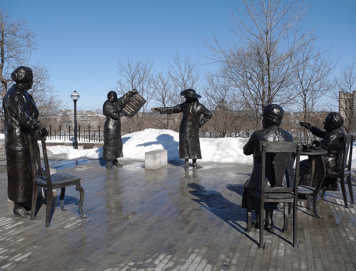 On this day in 1928, the Supreme Court heard the Persons Case. It later ruled that the phrase "qualified persons" in the British North America Act did not include women. The Famous Five then took their case to the Judicial Committee of the Privy Council, where they won.