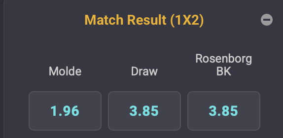 Oddshjelp's tweet image. 🇳🇴⚽️ Molde vs Rosenborg

🔵It was Molde who came out on top when they last played Rosenborg (4-2)📊 #Coolbet #odds #Eliteserien
