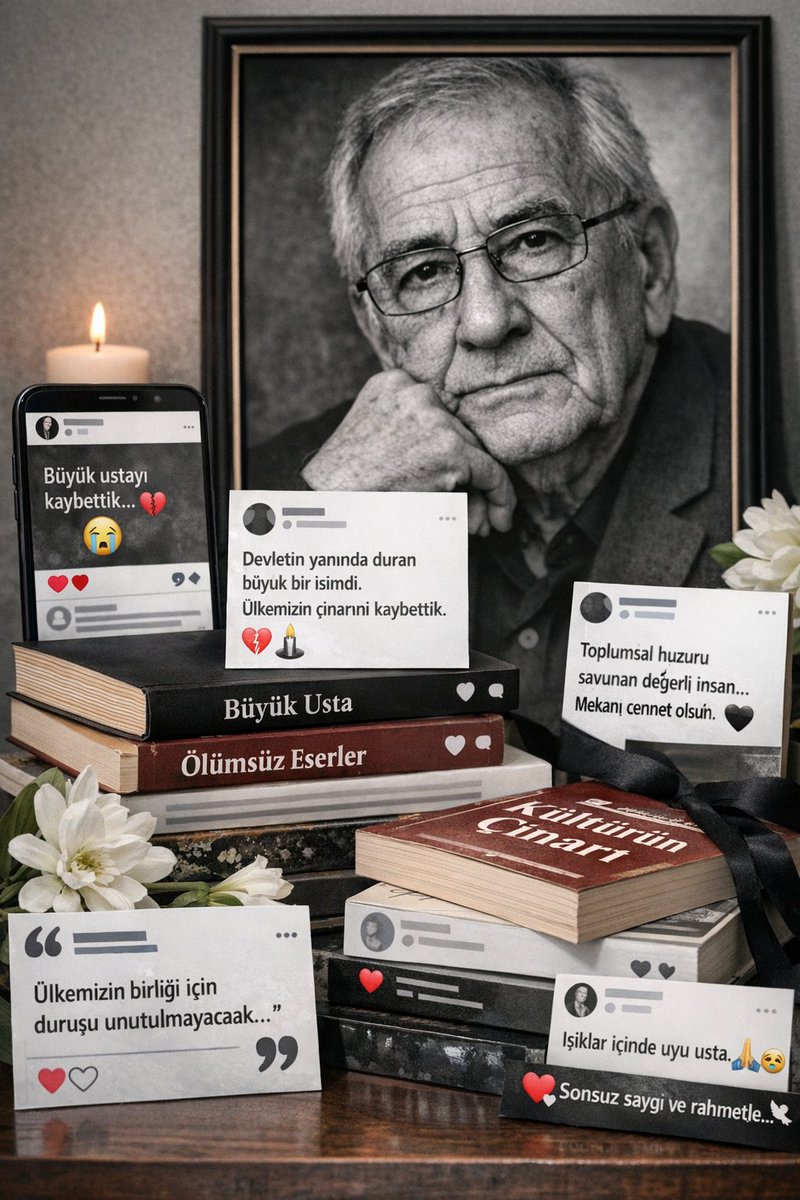Ölümden Sonra Gelen Kültür

Bir ülkede tanınmış bir isim hayatını kaybeder.
Ve bir anda memlekette tuhaf bir hareketlilik başlar.
Sanki görünmez bir düğmeye basılmış gibi…
Kitapçı vitrinleri, televizyon ekranları ve sosyal medya aynı anda tek bir cümleyi tekrar etmeye başlar: