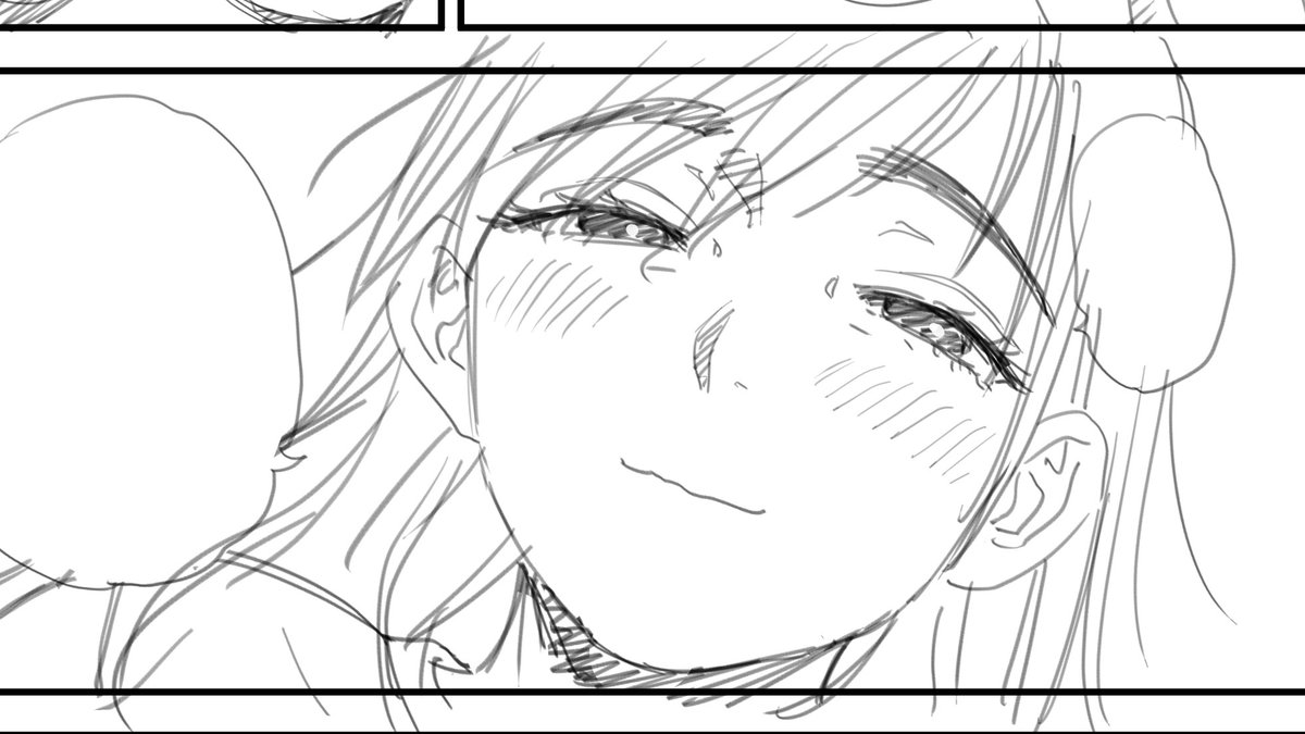 苦労の末にようやく雰囲気ある顔を描けるようになってきた 