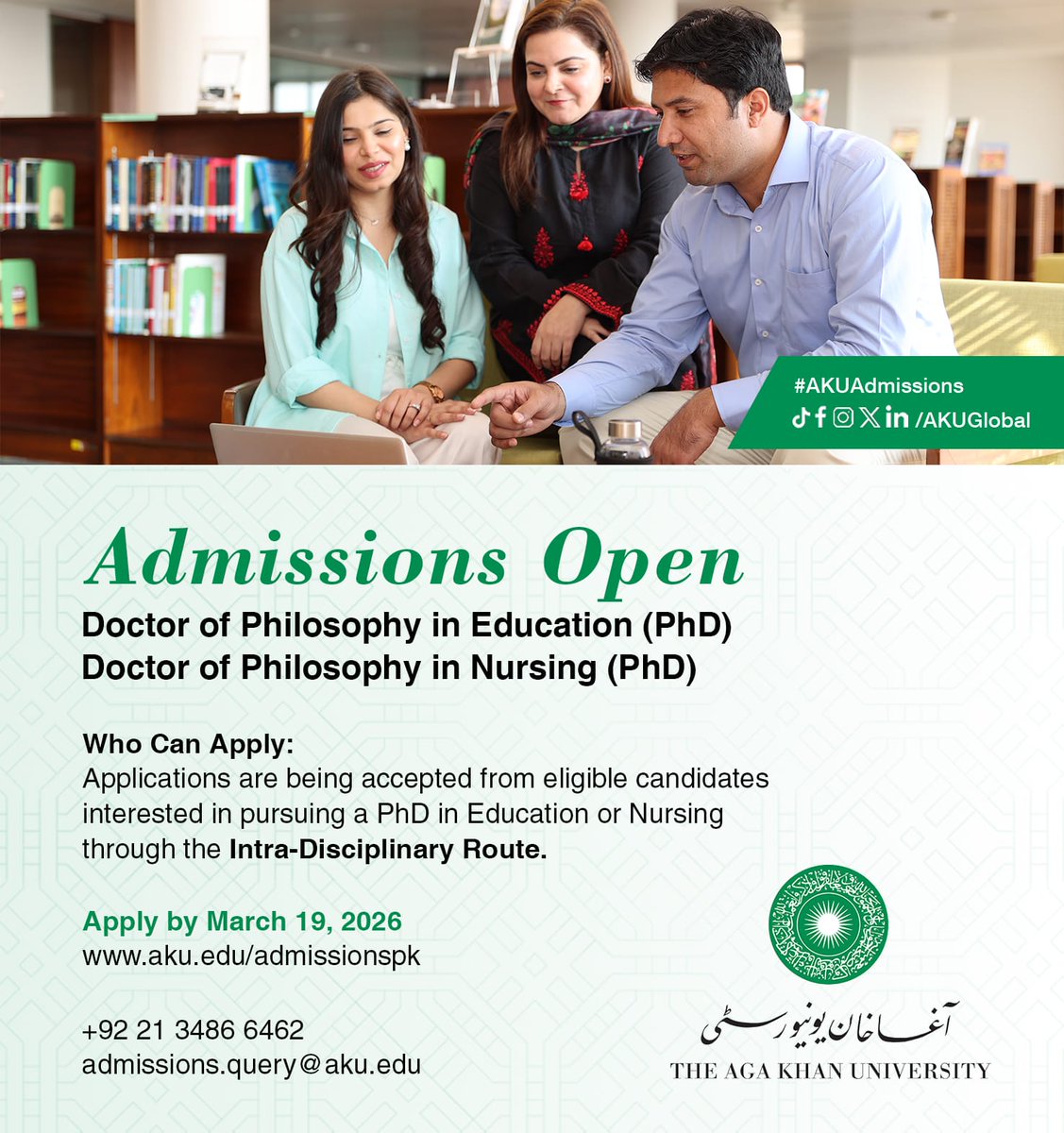 Aga Khan University tweet media