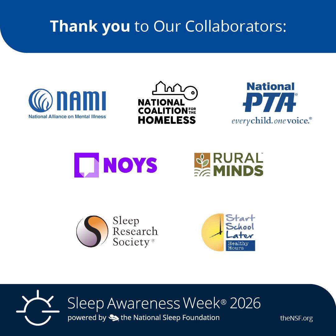 National Sleep Foundation tweet media