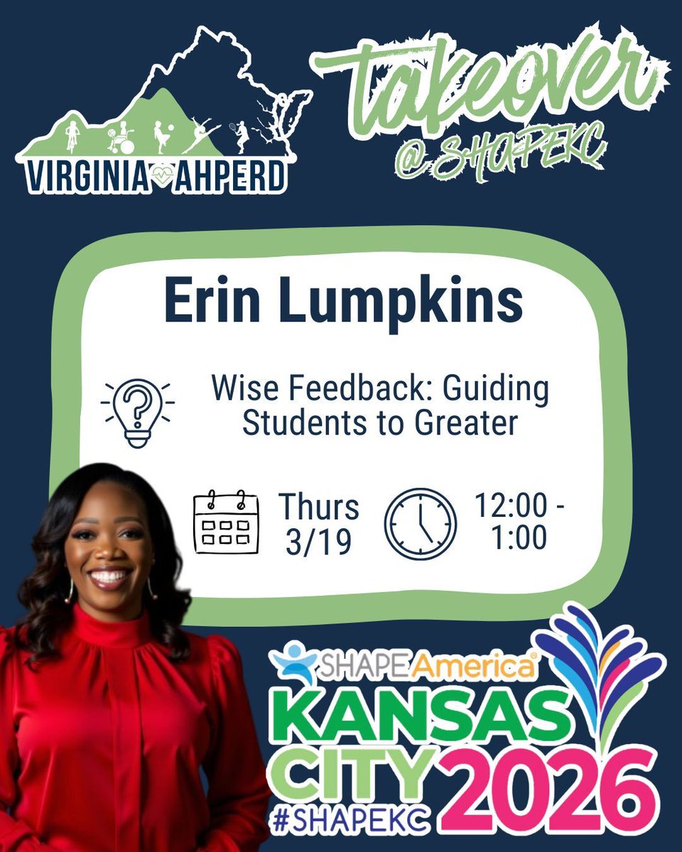 Virginia AHPERD tweet media