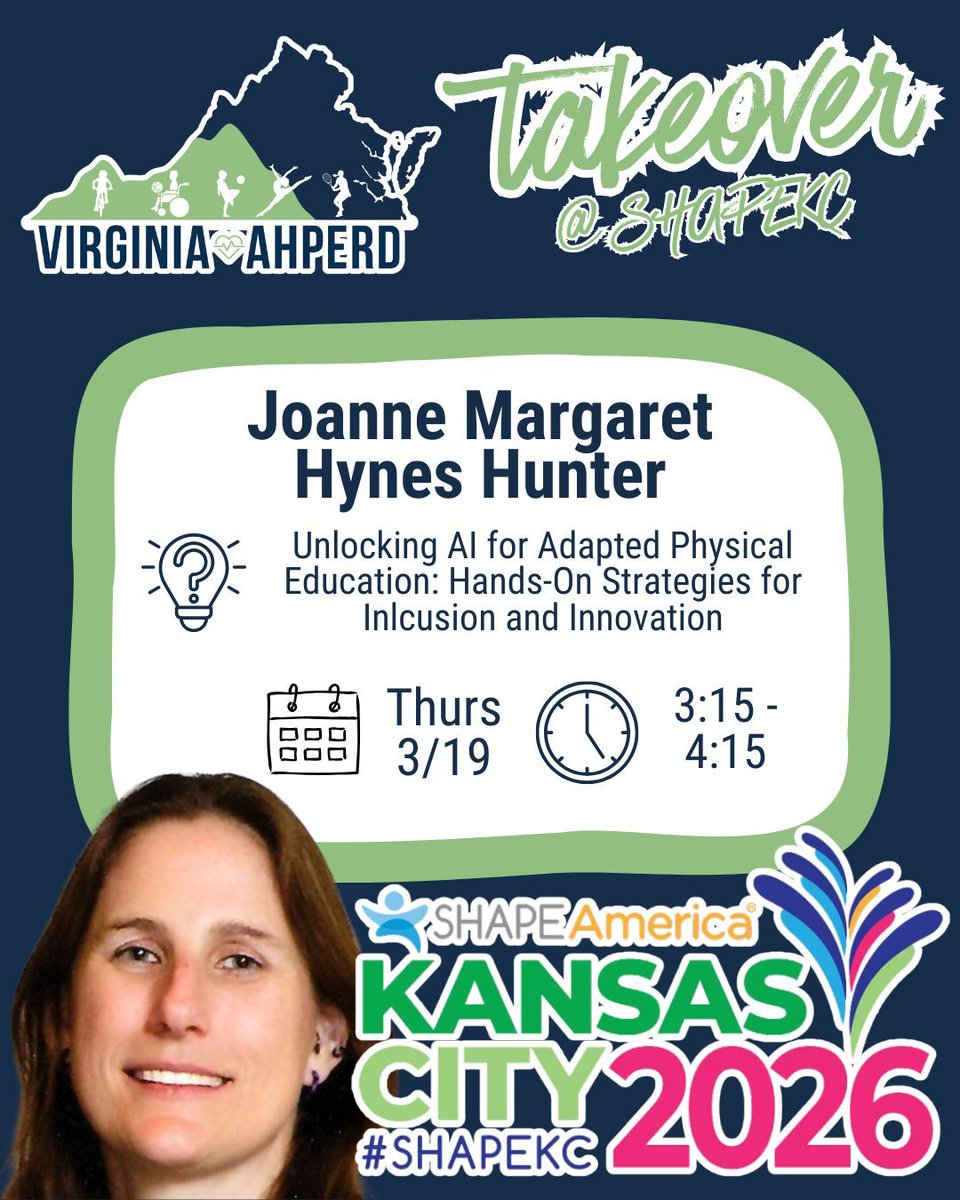 Virginia AHPERD tweet media