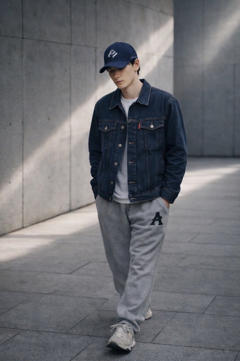 ARAKA JEANS 釣りよか ダークデニム スリムフィット 34インチ - ARAKA