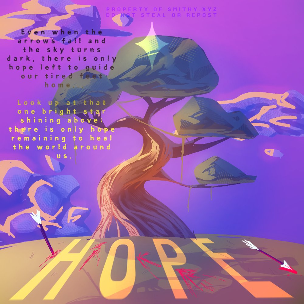 ivylol140's tweet image. there is a single way, there is only one 'HOPE'.

#DigitalIllustration #AtmosphericArt #PurpleAesthetic #Survive #Hope #LandscapeArt #ConceptArt #GlowingLight #OriginalArt #ArtistCommunity