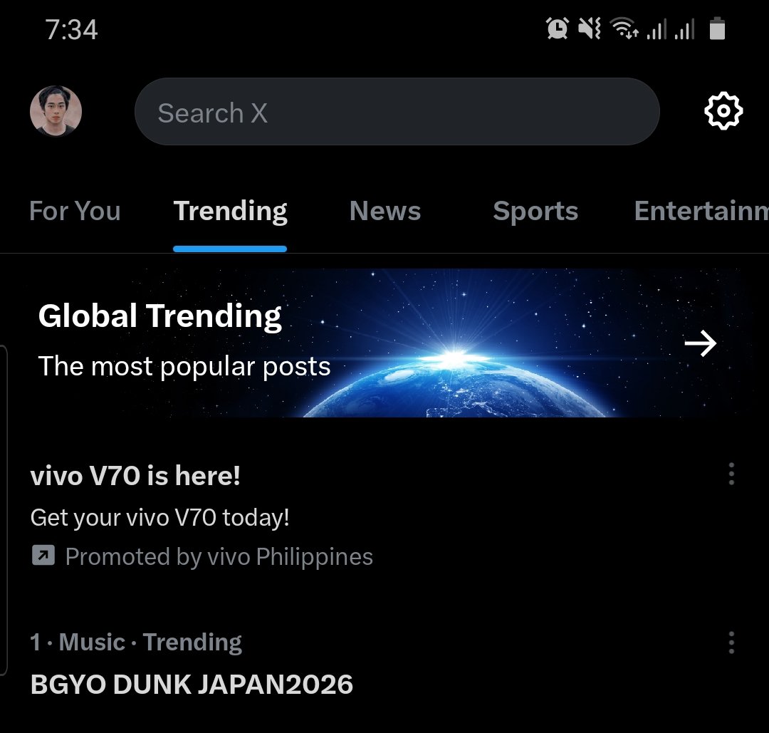 Time check 07:34pm and stil TOP 1 SPOT TRENDING pa rin tayo. Paabutin na yan gang matapos ang <a href="/dunk_dance/">D.U.N.K. -DANCE UNIVERSE NEVER KILLED-</a> festival at buong araw.

BGYO DUNK JAPAN2026
#BGYO <a href="/bgyo_ph/">BGYO_PH</a>