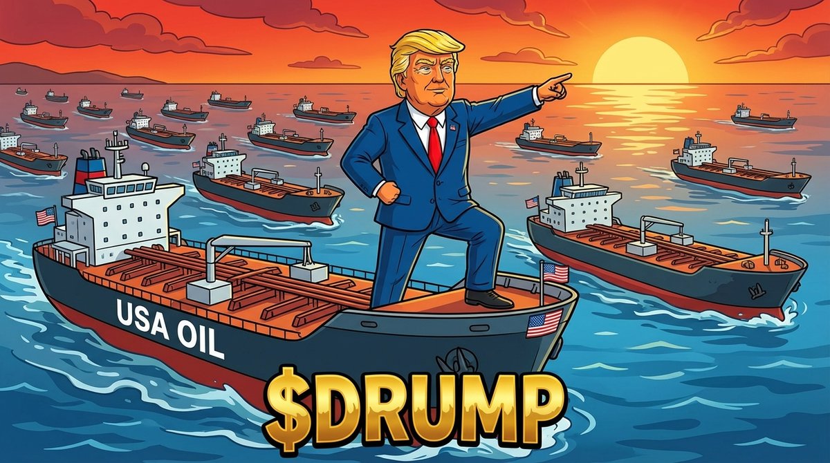 DrumpTrumpSol's tweet photo. Around 20 percent of the world’s oil supply flows through the Strait of Hormuz. Any disruption in this narrow corridor sends shockwaves through global energy markets. Rising geopolitical tension in the region has once again pushed oil back into the center of world attention. $DRUMP captures this exact moment where energy, politics, and markets collide.

#DRUMP #Oil #EnergyMarkets #Geopolitics #Solana #Crypto